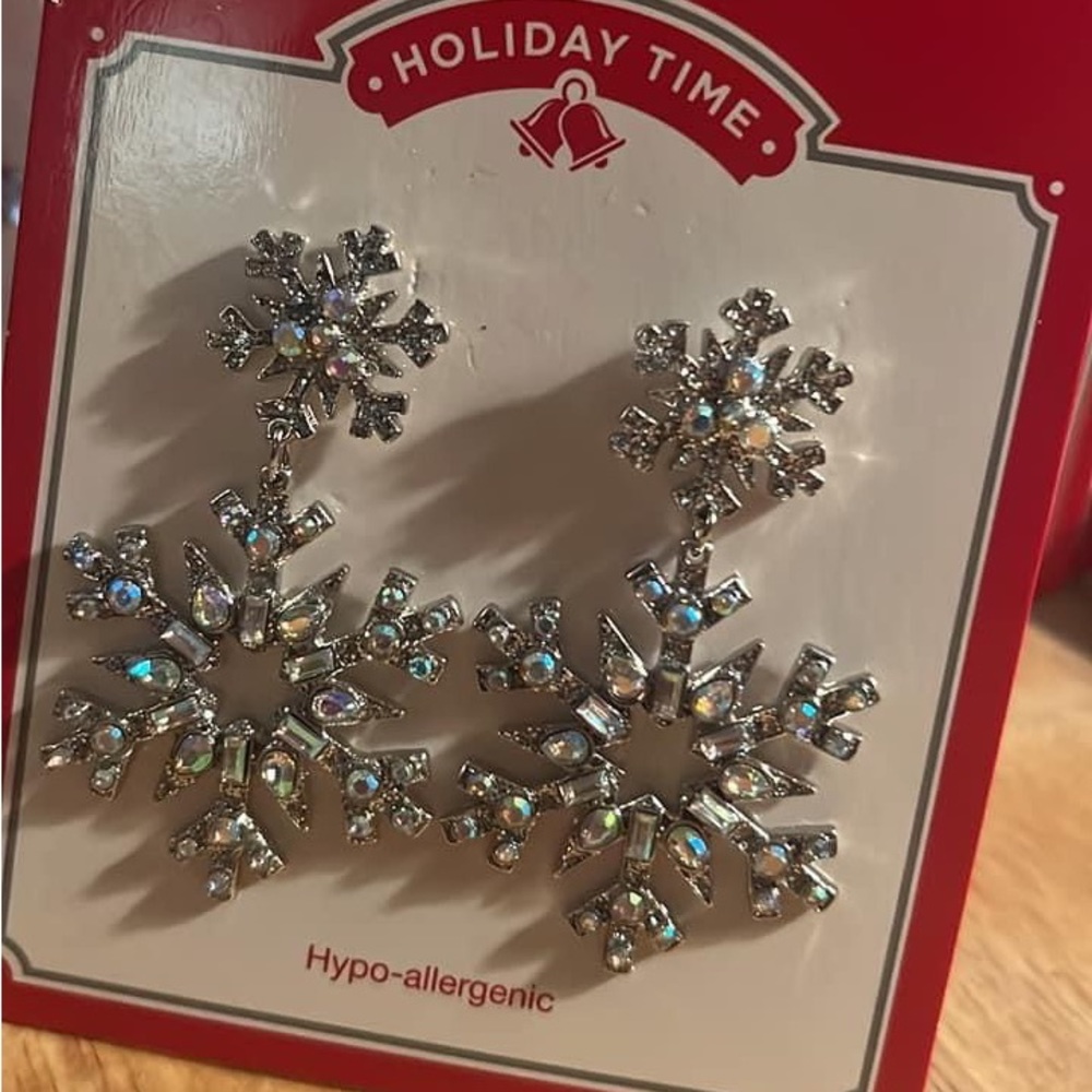 Snow Flake Earrings